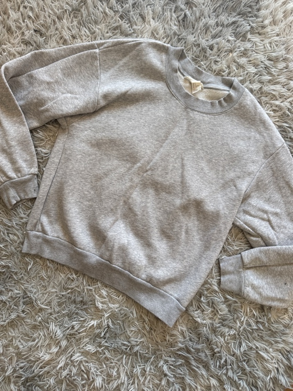 Classic Gray Crewneck Sweatshirt